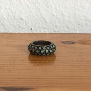Lucky Brand thick ring turquoise size 8